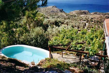 The ecological house by the sea